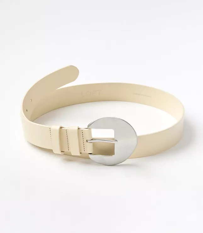 Brushed Buckle Belt | Loft | LOFT
