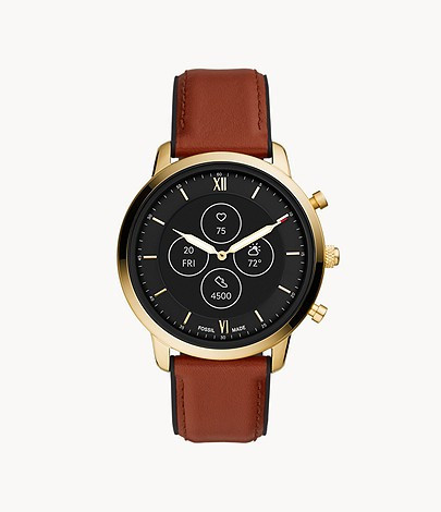 Hybrid Smartwatch HR Neutra Brown Leather | Fossil (US)