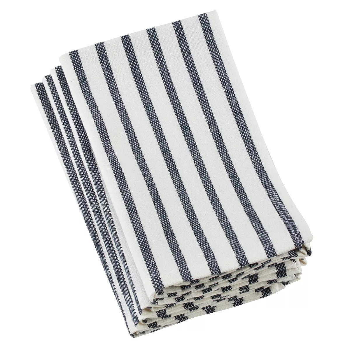 Saro Lifestyle Cotton Striped Napkins (Set of 4) | Target