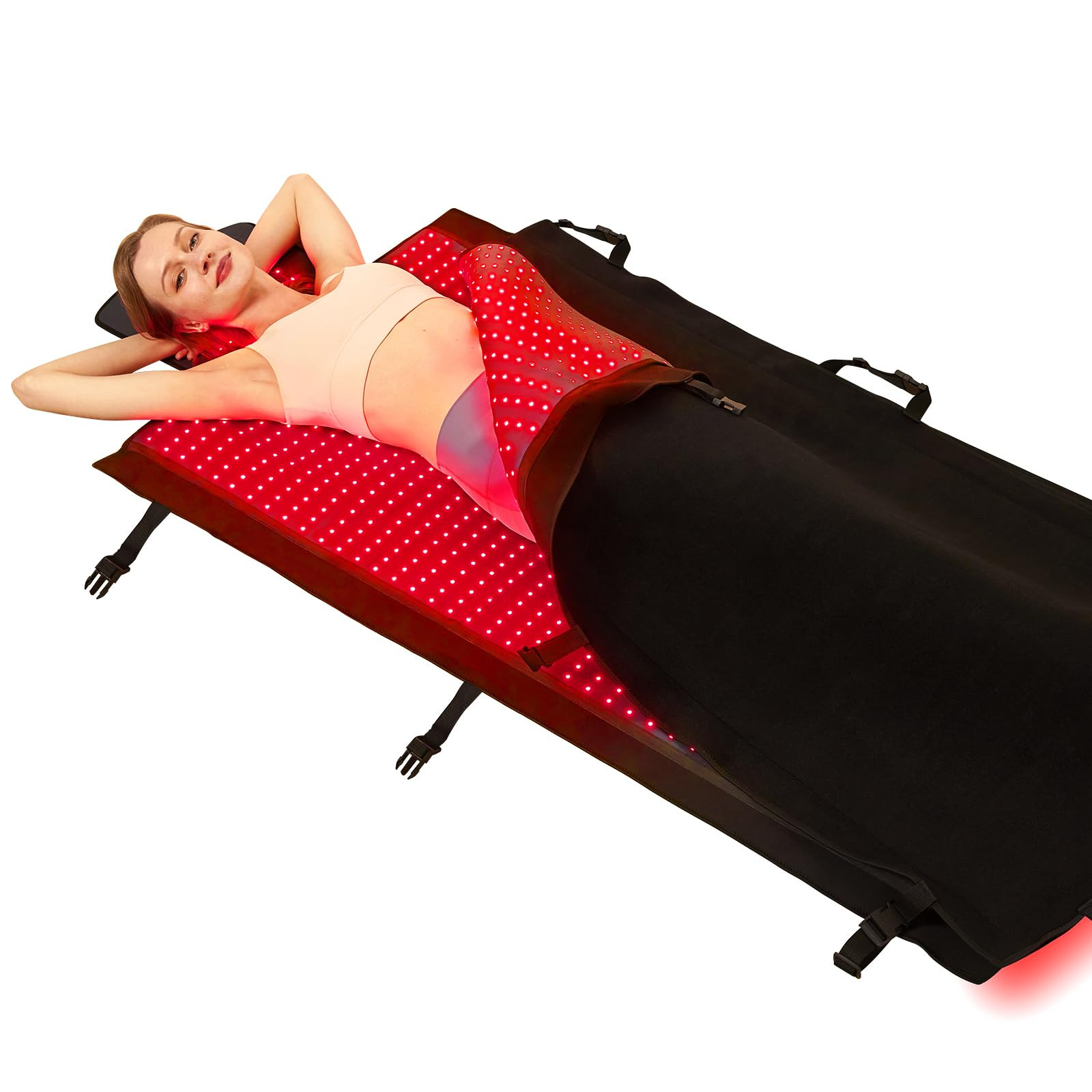 Largest 2570 LEDs Full Body Red Light Therapy Mat, Premium TPU Red Light Therapy for Body Pain Re... | Amazon (US)