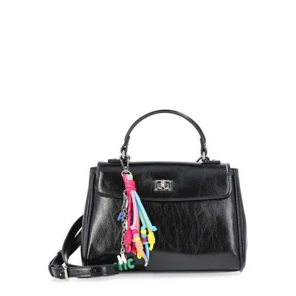 Madden NYC Women's Small Top Handle Satchel, Brown | Walmart (US)