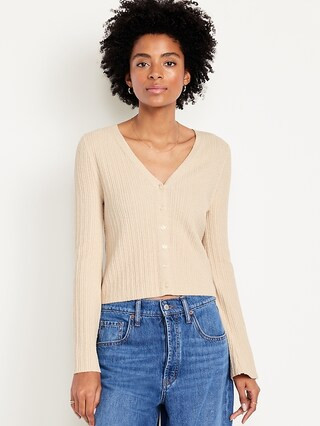 Textured Bouclé Button-Down Sweater | Old Navy (US)