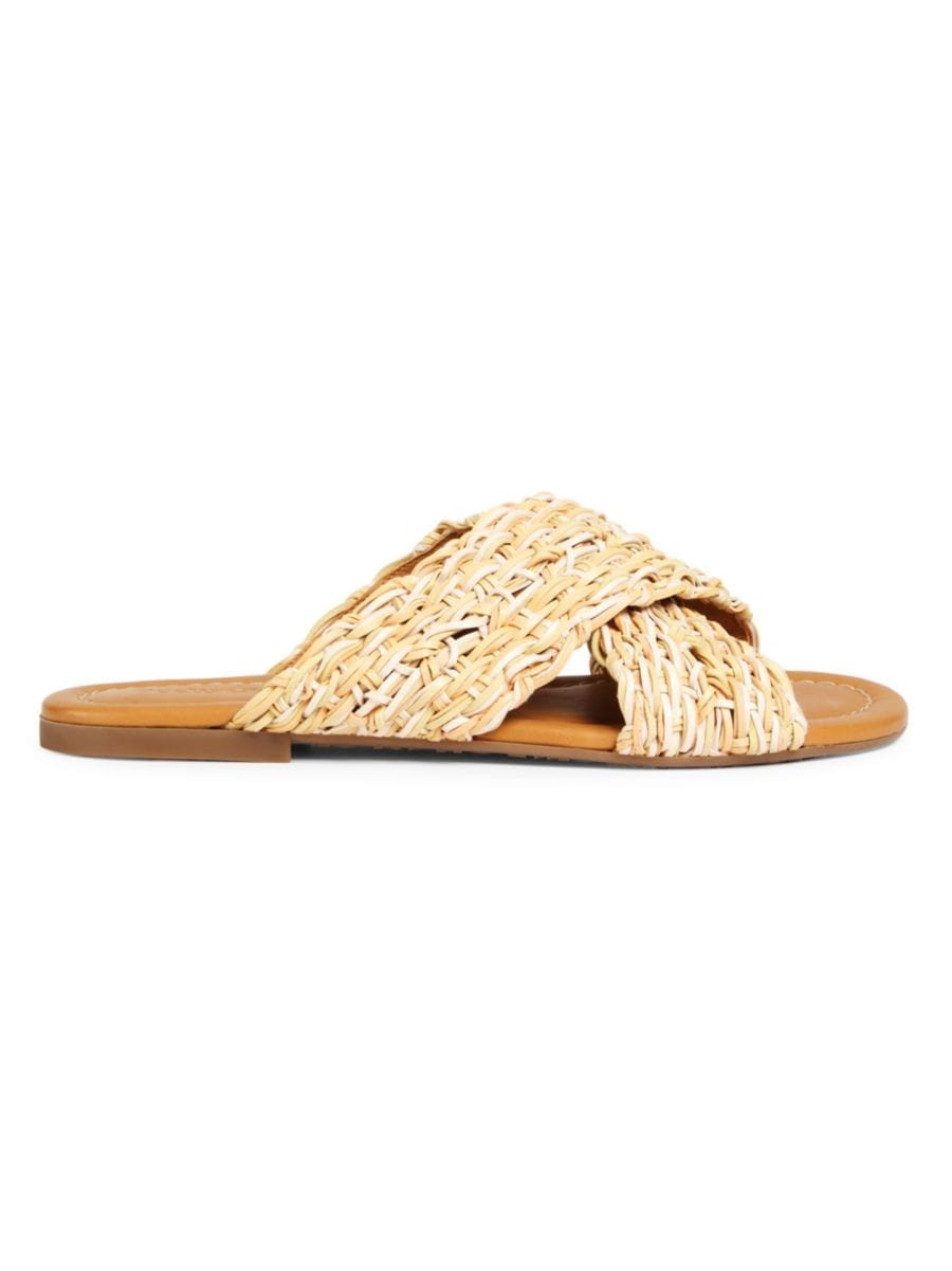 Cross Slide Sandals | Saks Fifth Avenue