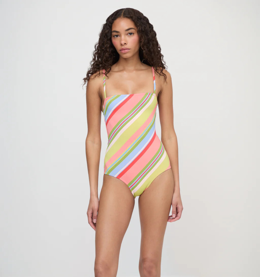 The Giana One Piece - Sherbet Stripe | Hill House Home US