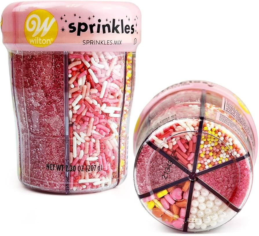 WILTON Assorted Sprinkles (Pink, White, Yellow) | Amazon (US)