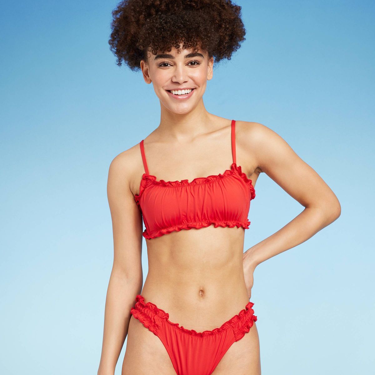 Women's Ruffle Bralette Bikini Top - Wild Fable™ | Target