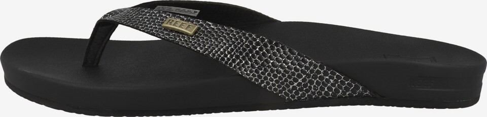 REEF Teenslipper 'Cushion' in Zwart | ABOUT YOU NL