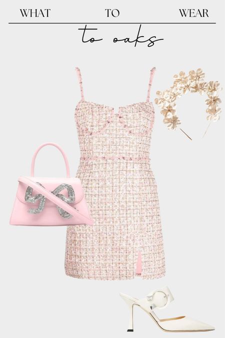 Kentucky Oaks & Derby outfit ideas! A cute pink tweed is classy track perfection! 

#LTKstyletip #LTKSeasonal #LTKwedding