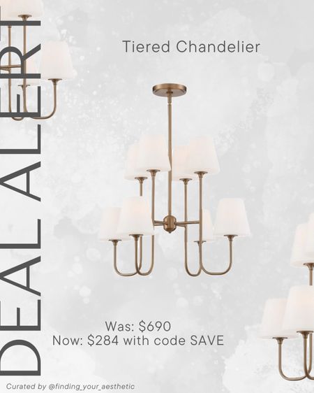 This is an amazing deal - use code SAVE to get this tiered chandelier for $284 that sells on other websites for $700+! 

Contemporary chandelier // brass chandelier // chandelier for dining // chandelier for entryway // wayfair Memorial Day sale

#LTKHome #LTKSaleAlert