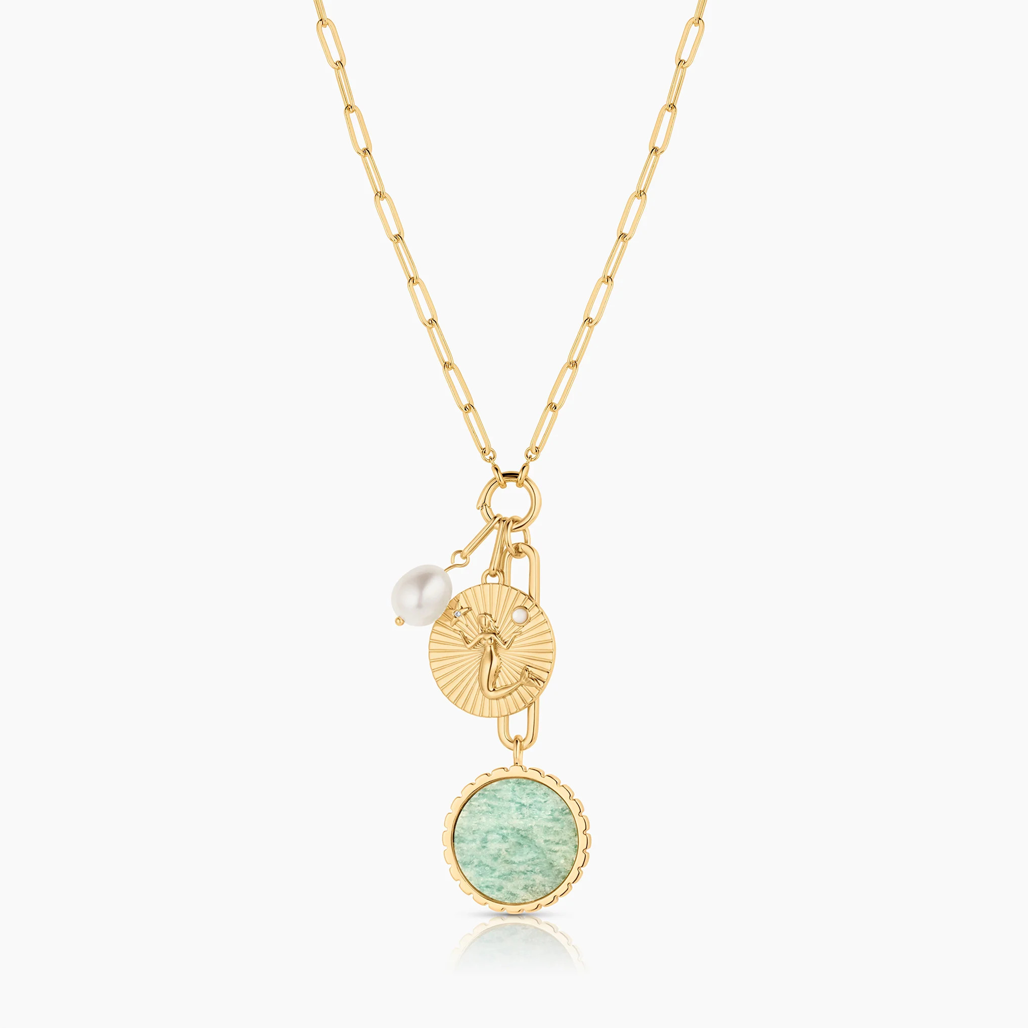 Paradiso Mermaid Amazonite Necklace | Thatch