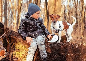 TUG 360° Tangle-Free Retractable Dog Leash | 16 ft Strong Nylon Tape | One-Handed Brake, Pause, ... | Amazon (US)