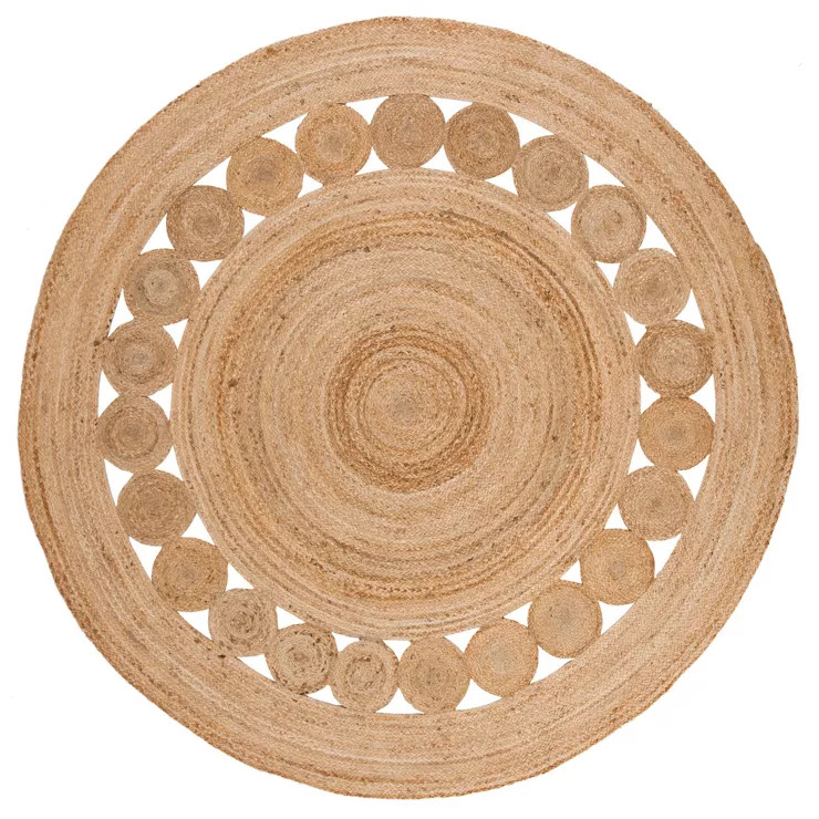 Noemi Solid Woven Round Rug - Safavieh | Target