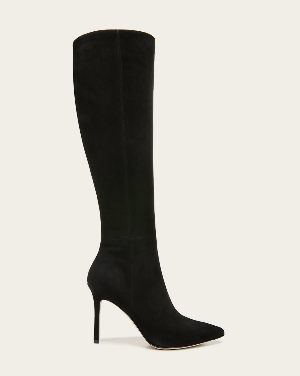 Lisa Suede Tall Boot | Wide Calf | Veronica Beard