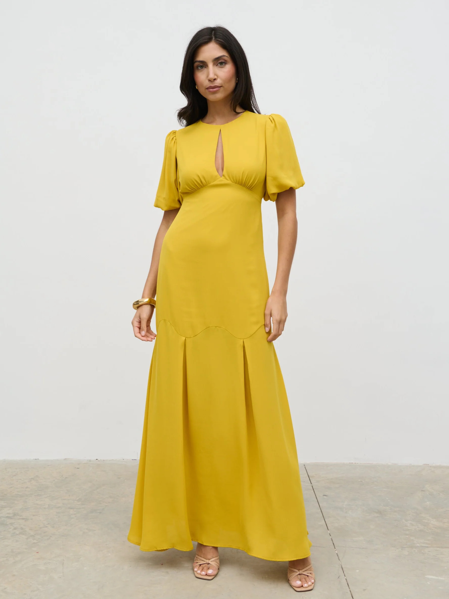 Maribel Puff Sleeve Maxi Dress | Pretty Lavish (UK)