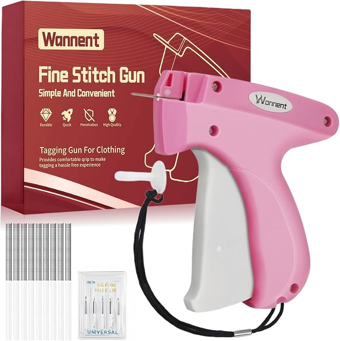 Stitch Gun for Clothes Stitchy Tagging Gun for Clothing Stitchy Quick Clothing Fixer -Includes 1,... | Amazon (US)