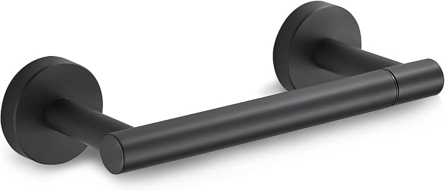 Amazon.com - FORIOUS Black Toilet Paper Holder Wall Mount, Matte Black Bathroom Toilet Paper Hold... | Amazon (US)