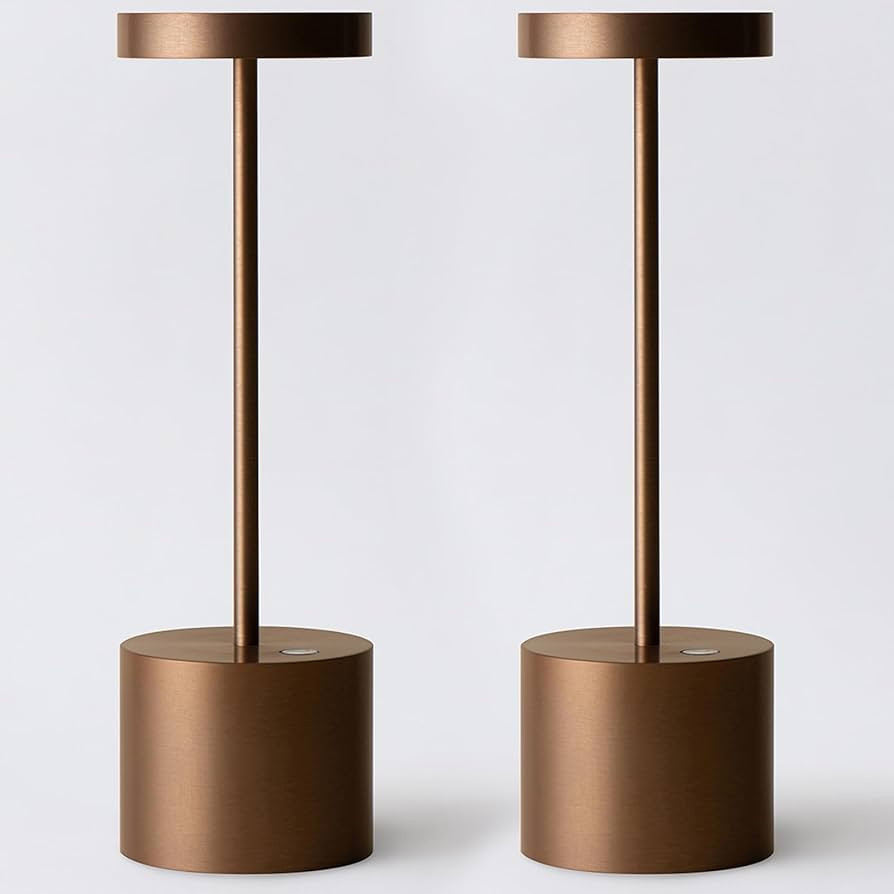 2-Pack Cordless Rechargeable Table Lamps, 3 Color Temperatures and Stepless Dimmable, IP54 Waterp... | Amazon (US)