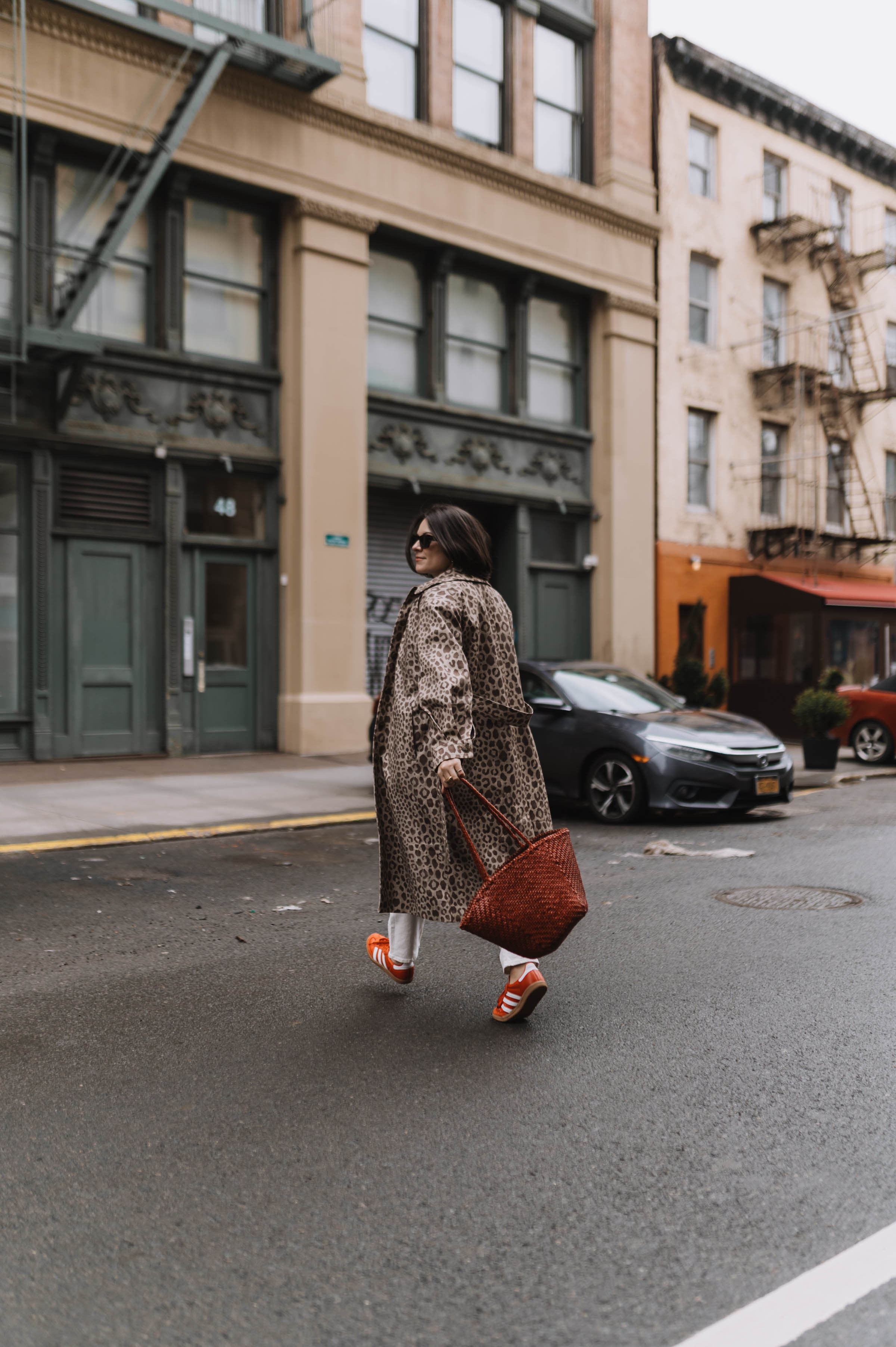 leopard trench - rouje, linking similar. adidas, dragon diffiusion - via rouje -  

 #LTKdayinmylife #LTKgrwm #LTKootd