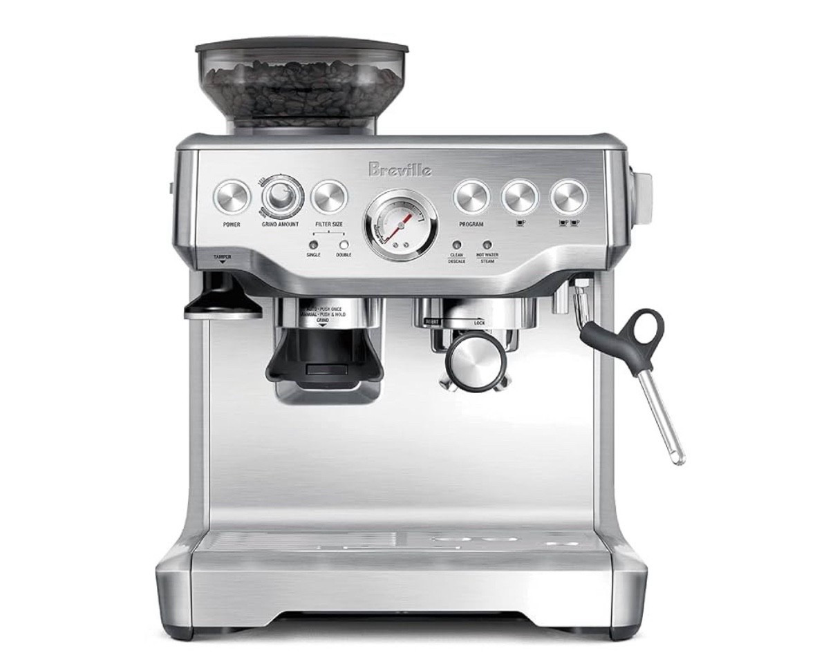 Love our espresso machine 
Breville
Gift idea