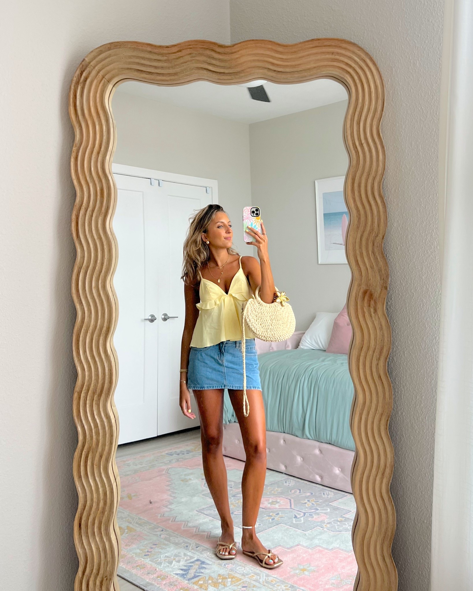 spring outfit ideas featuring $10 SheIn tops. wearing an XS 💗🌷