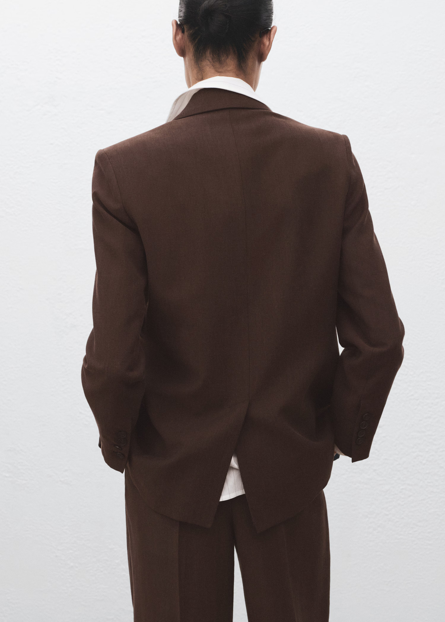 Lyocell suit jacket - Women | MANGO USA | Mango (US/MX/AU)