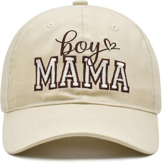 Boy Mama Hat for Women, Mother's Day Birthday Gifts for Mom, Adjustable Embroidered Mom Baseball ... | Amazon (US)