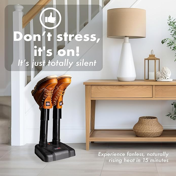 JobSite Boot Dryer - Silent Shoe Dryer & Warmer For Work Boots, Gloves & Shoes - Fanless Convecti... | Amazon (US)