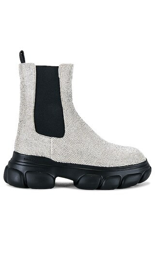 Sid Crystal Lug Sole Boot in Clear | Revolve Clothing (Global)