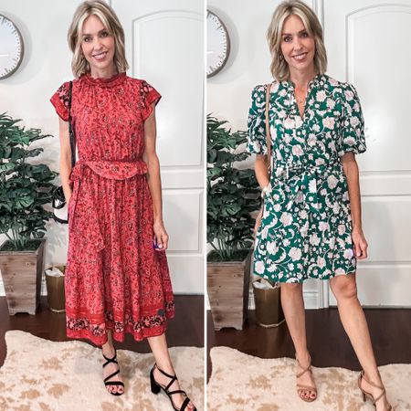 Fall dresses! Both fit true to size. I’m in love with these prints and styles! 

Fall dresses | wedding guest dress | fall photo dress | over 40 | midi dress | puff sleeve dress 

#LTKstyletip #LTKSeasonal #LTKover40