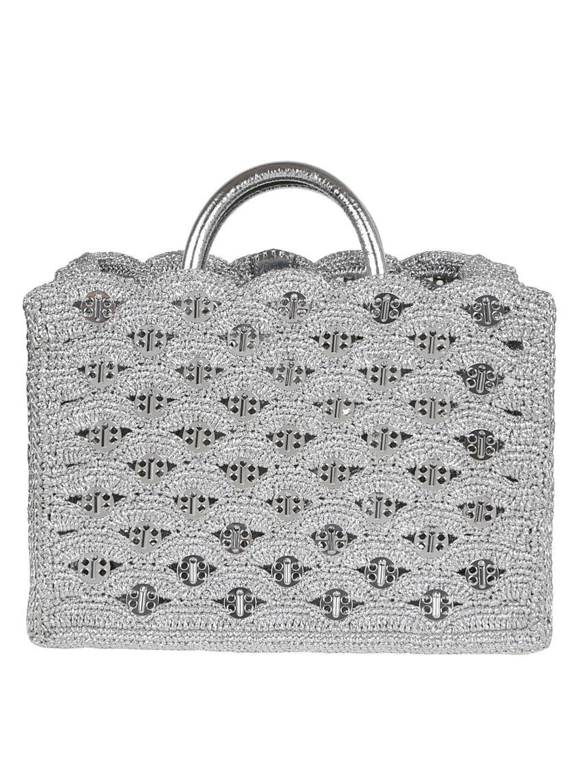 Lurex Raffia Tote Bag | Shop Simon