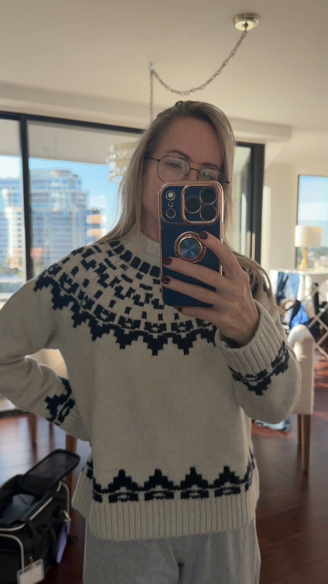 Wishing I was somewhere cold so i could wear this cozy sweater that is 50% off bow! 

#LTKSeasonal #LTKSaleAlert #LTKOver40