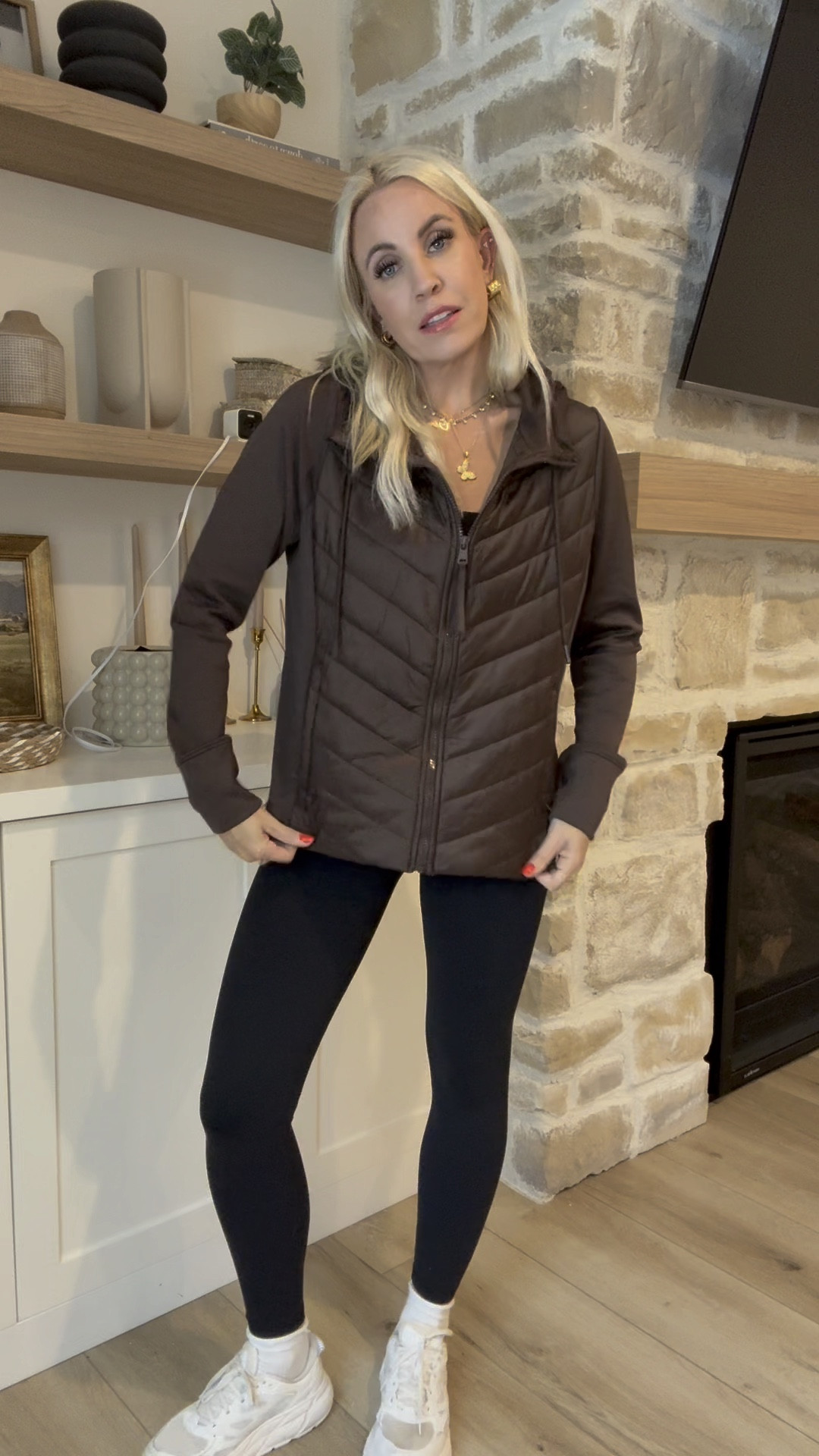 This jacket is so cute! I love the fit and this brown color for fall! It’s the easiest jacket to throw on top of any workout wear or under a coat! I’m wearing a size medium!

#LTKFindsUnder50 #LTKActive #LTKStyleTip