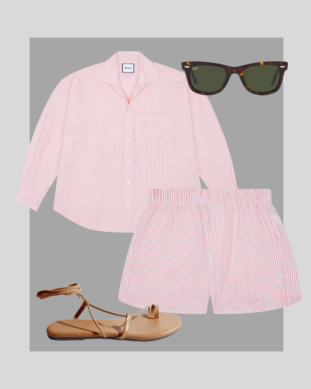 3 outfits with a seersucker coord shorts set 

#LTKsummer #LTKeurope #LTKstyletip