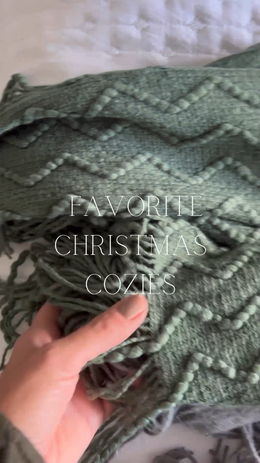 My favorite Christmas cozies include warm, knit blankets, beautiful faux furs, soft velvet pillow covers & quilts, cozy Sherpa throws and all the coziest textures 

#LTKHoliday #LTKSeasonal #LTKGiftGuide