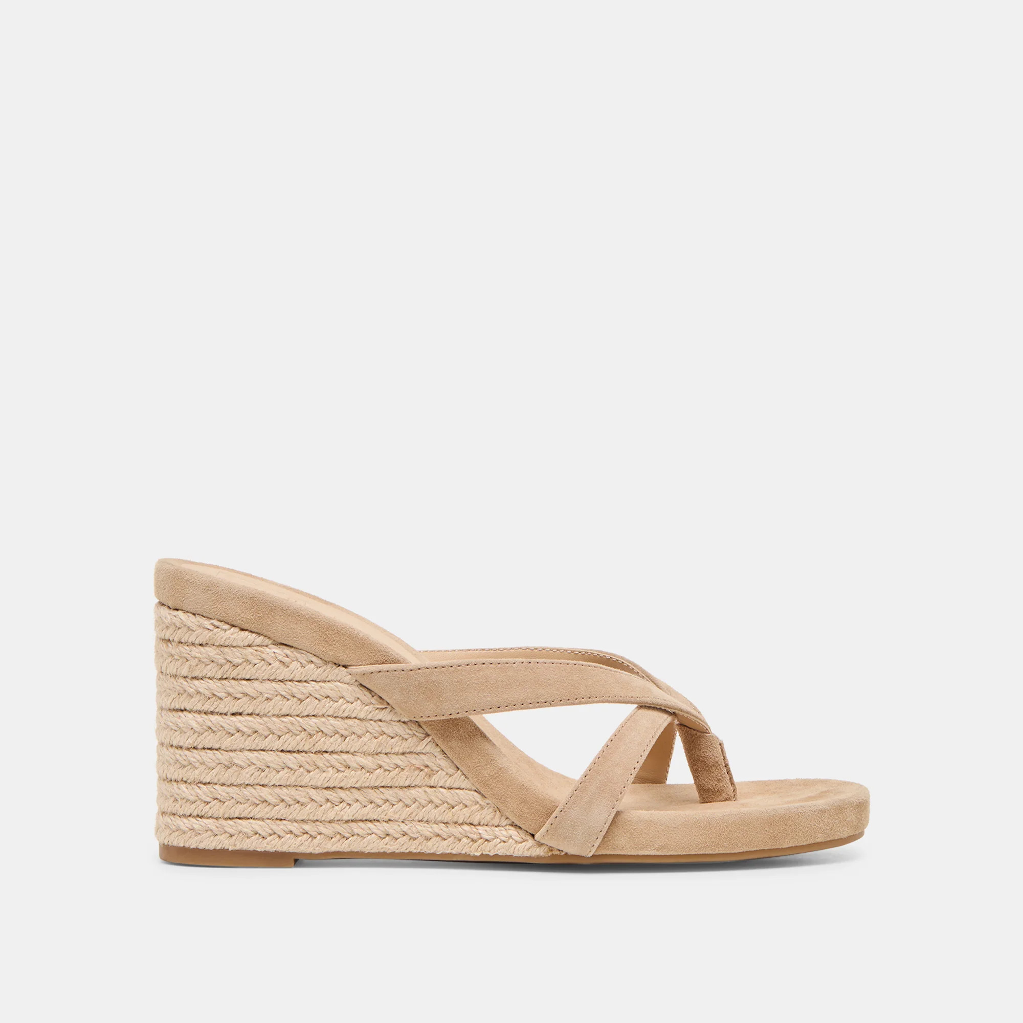 Helan Espadrille Camel Suede Wedges | Dolce Vita | DolceVita.com