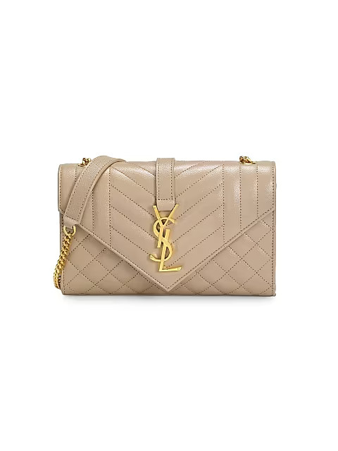 Small Envelope Monogram Matelassé Leather Shoulder Bag | Saks Fifth Avenue