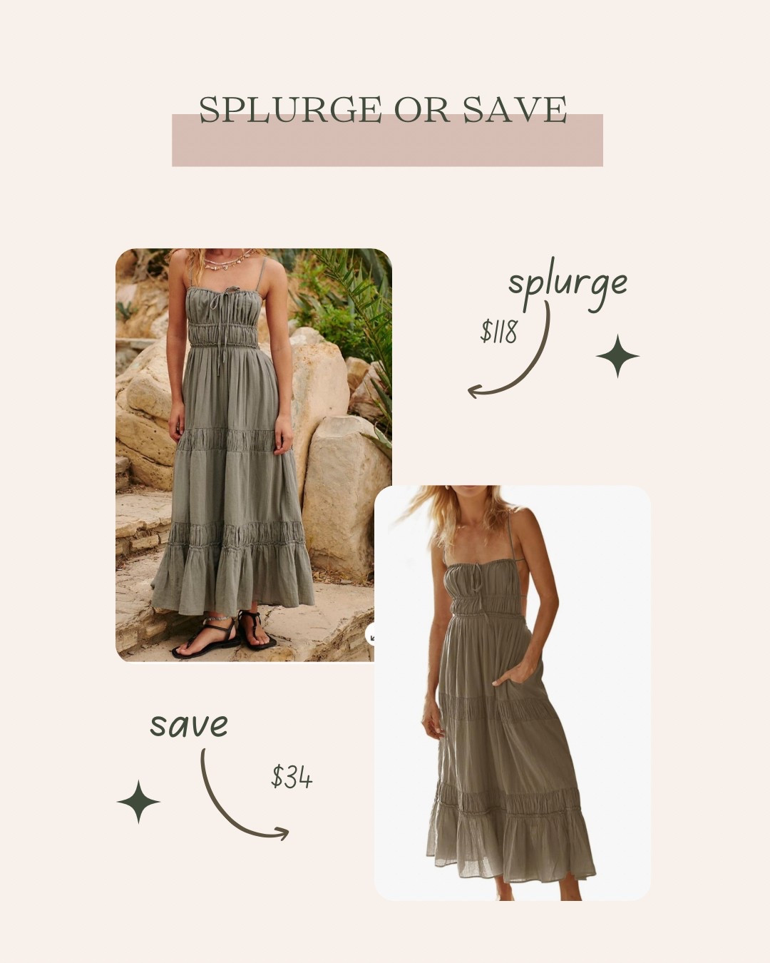 Another free people dupe from Amazon! Which would you choose, splurge or save? 

#LTKFindsUnder50