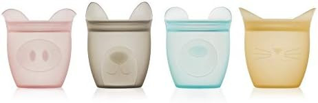 Zip Top Reusable 100% Silicone Baby + Kid Snack Containers- The only containers that stand up, st... | Amazon (US)
