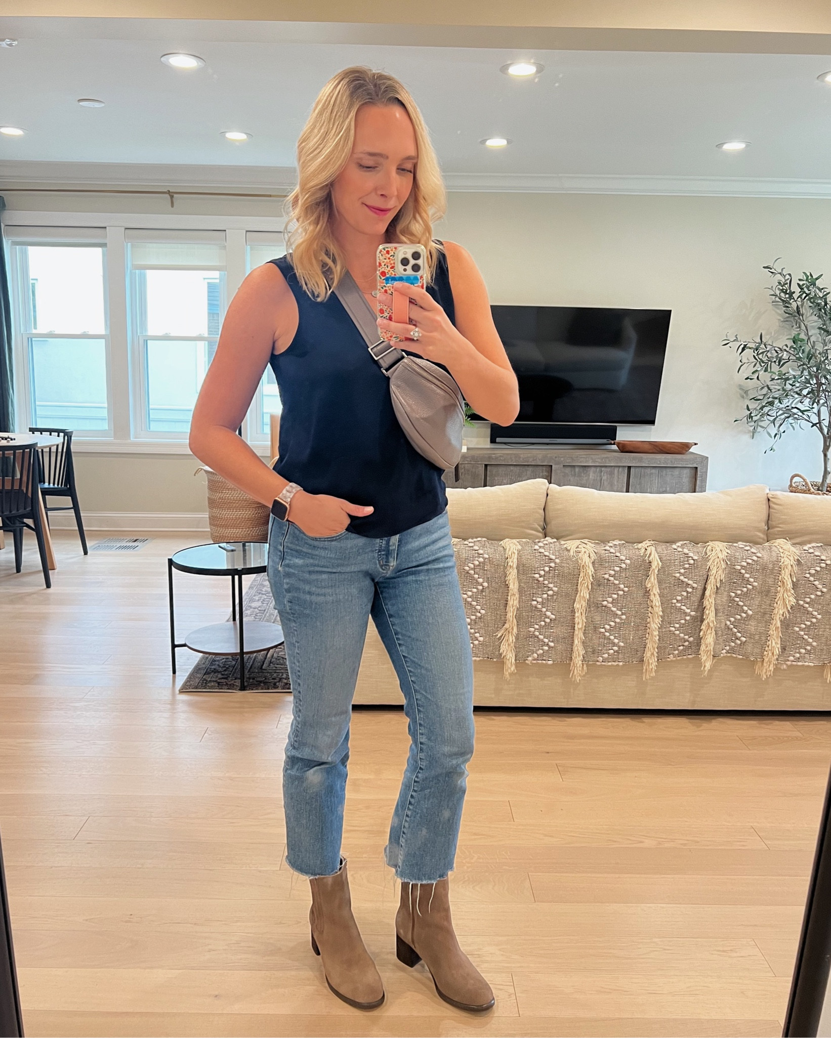 This silk tank from Quince is a fave of mine. I layer it under everything! 

#LTKfindsunder50 #LTKshoecrush #LTKfindsunder100