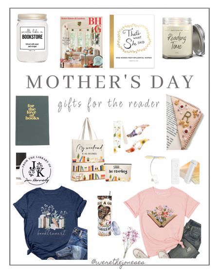 Mother’s Day gift ideas for the reader and book lover! 📚 Gifts for moms who love to read. How cute is this Booktrovert t-shirt and Bookstore candle? I love the personalized monogram stamp and the personalized hand embroidered corner bookmark as a gift option too!

Mom gifts
Gift for mom
Sister gift
Grandma gift
MIL gift
SIL gift
Mother in law gift 
Sister in law gift
Bonus mom gift
Dog mom gift
Candles
Books
Gadgets 
Tumbler
Journal
Tote bag
Handbags
Personalized gift 
Tech gifts
Unique gift ideas
Gifts for her
Book lovers 
Bookmark
Book light
Reading light
Perfect for readers 
Reading journal
For the love of books 
Planner for book lovers 
Just a girls who loves books 
Book page holder 
Thumb bookmark
Reading accessories 
Gifts for readers 
Book lovers gifts 
Bookworm gifts 
Literary gifts 
Book accessories

#LTKGiftGuide #LTKFind #LTKSeasonal