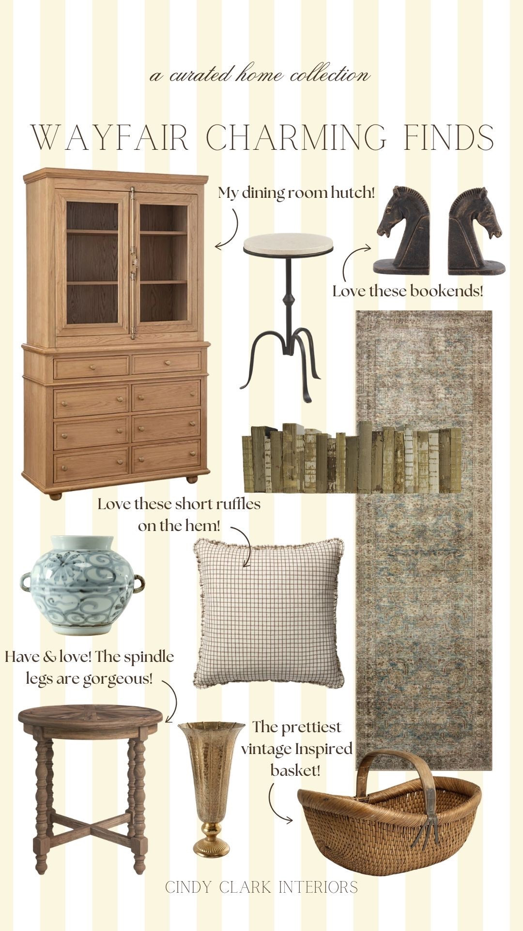 The sweetest and most charming favorites from Wayfair! A mix of styles I own and love, as well as others I’m eyeing and love for their unique style and timeless touch! 

#LTKHome
