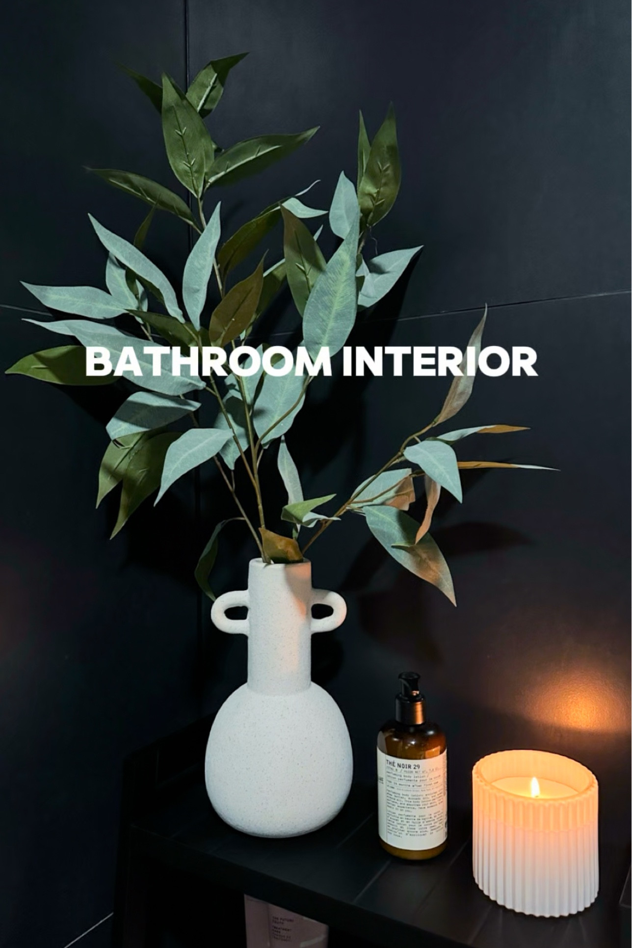 Plant is matalan but I can’t find it online. 

Bathroom interior
 Bathroom shelves 
Amber candle - smells like soho home oud candle 
Le labo body lotion 
Bathroom hand towel 
Bathrooms storage 
Black matte storage baskets 
Home interior 

#LTKhome #LTKuk #LTKeurope
