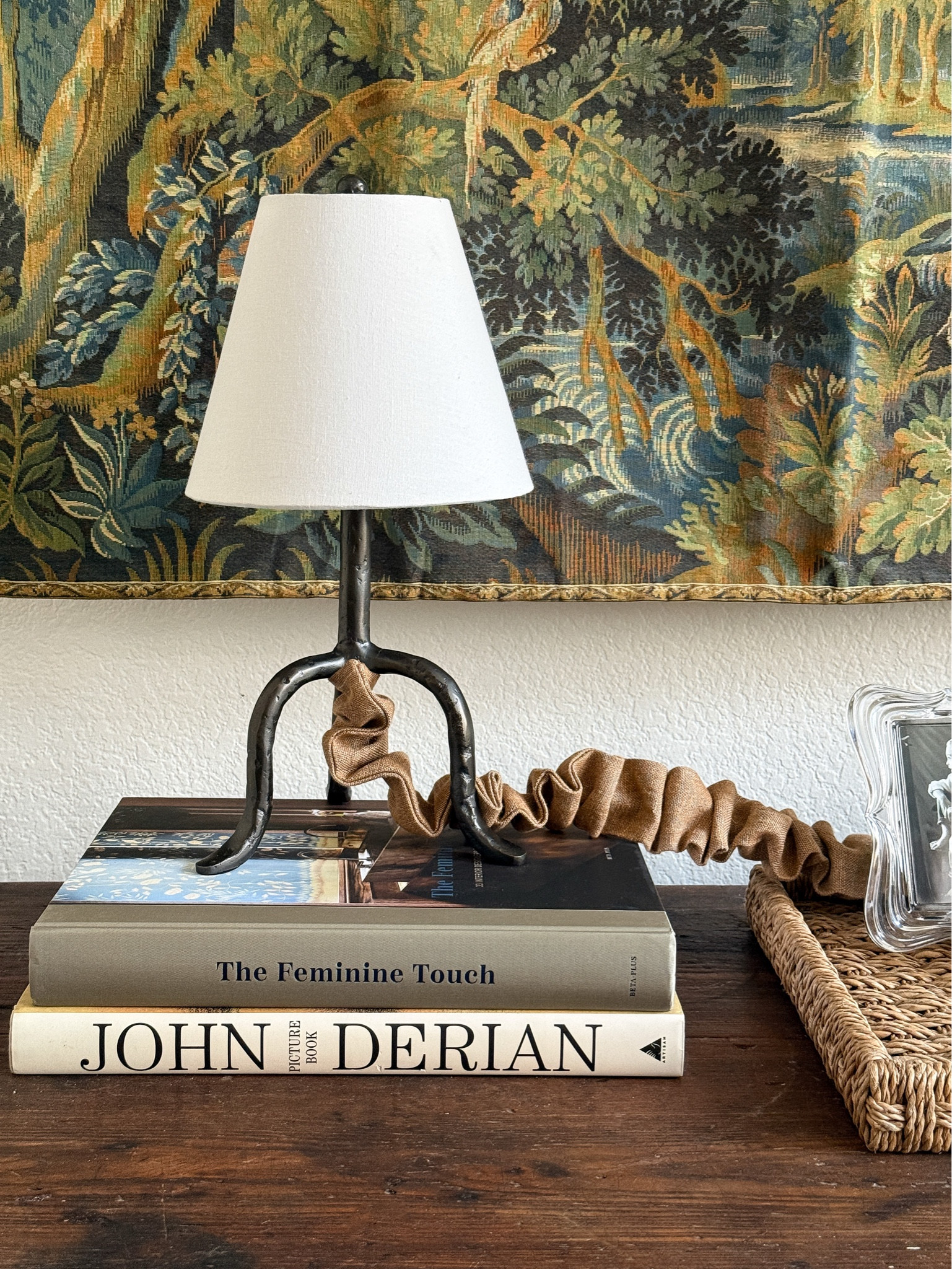 Lamp cord cover for table lamp 

#LTKHome #LTKSeasonal #LTKSaleAlert