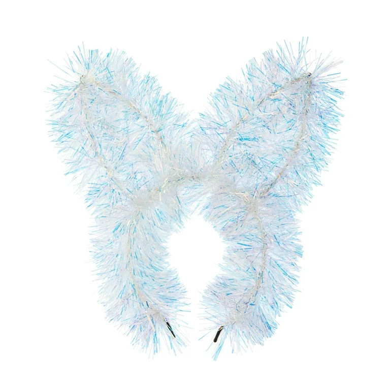 Easter White Tinsel Bunny Ears Headband, by Way To Celebrate | Walmart (US)