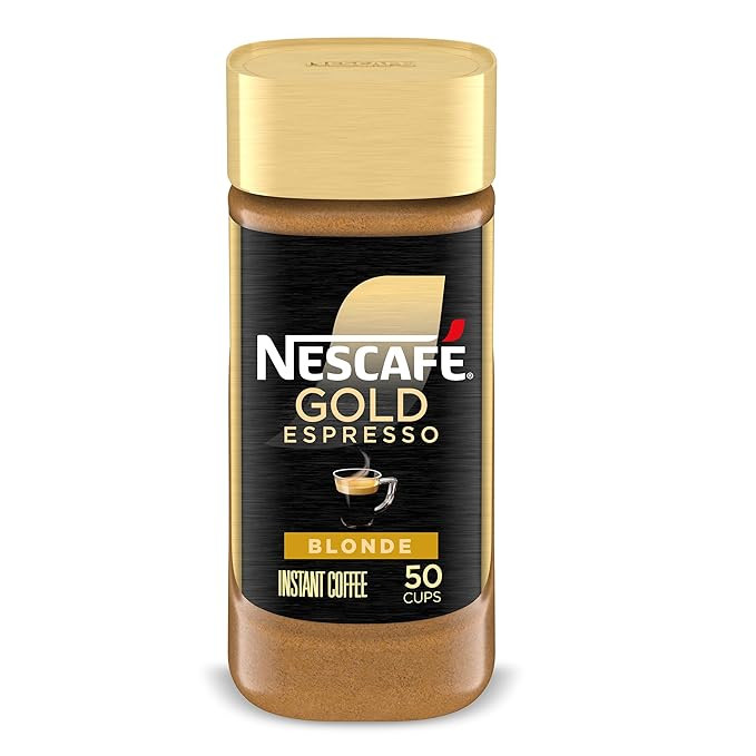 NESCAFÉ Gold Espresso Blonde, Instant Coffee, 3.5 oz | Amazon (US)