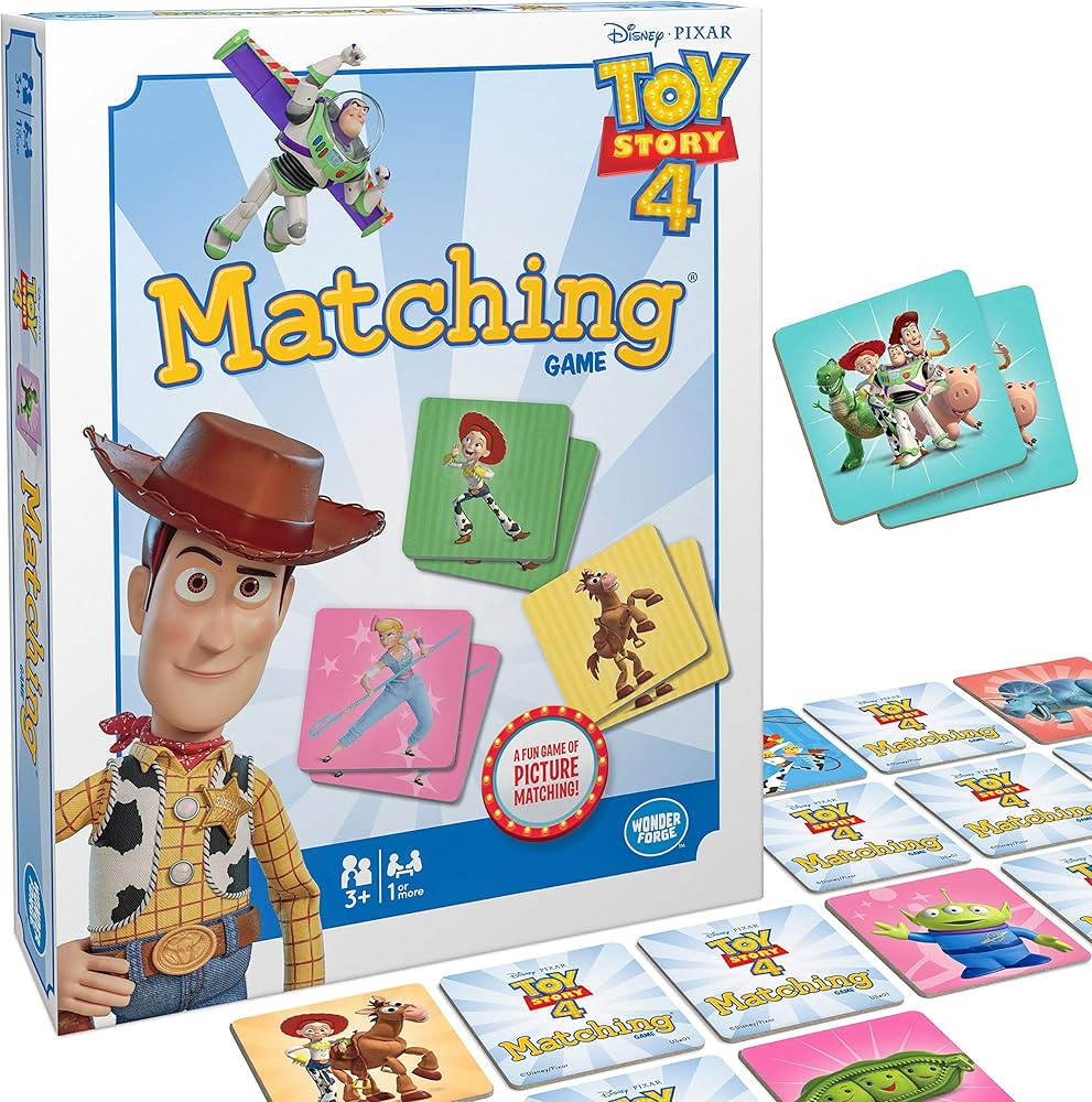 Wonder Forge Toy Story 4 Matching Game | Brain-Boosting Puzzle for Ages 3-5 | Engaging Memory Act... | Amazon (US)