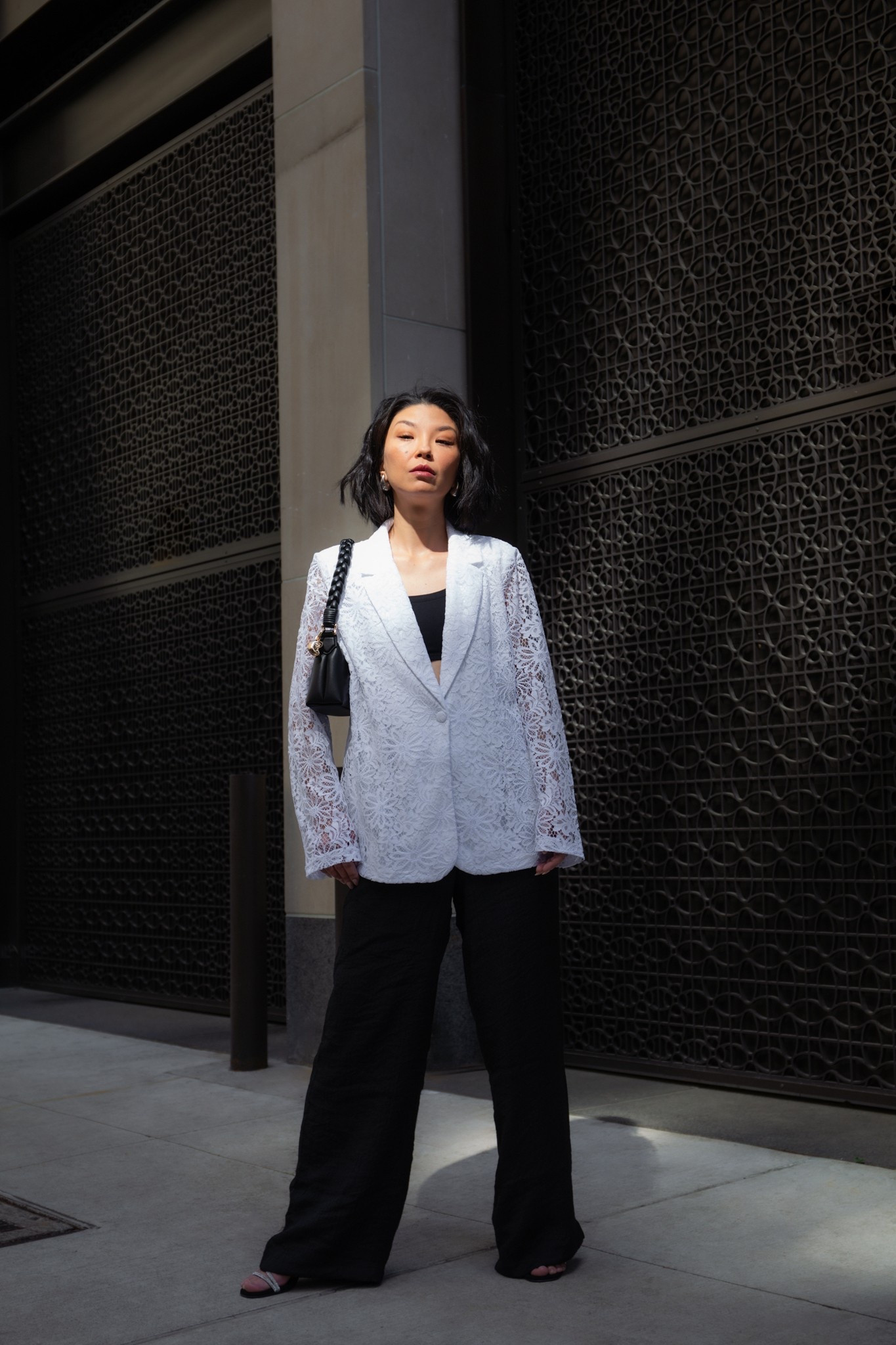 Lace with texture @nicolemillernyc

The nicole by Nicole Miller is exclusively at @QVC, and I love these versatile pieces suited for so many occasions! For the office or weekend events, trade bulky layers for the breezy bliss of these wide-leg pants. The relaxed fit is extremely comfortable and chic looking in black and other colors.

The white lace blazer is a sophisticated, feminine blazer, complete with a lined bodice and sheer sleeves. Very breathable, it has stretch so it moves with you, perfect for the spring/summer season.

#nicolebyNicoleMiller  #LoveQVC #ShopLTK  #WhiteBlazer #ad



#LTKFindsUnder100 #LTKStyleTip #LTKOver40