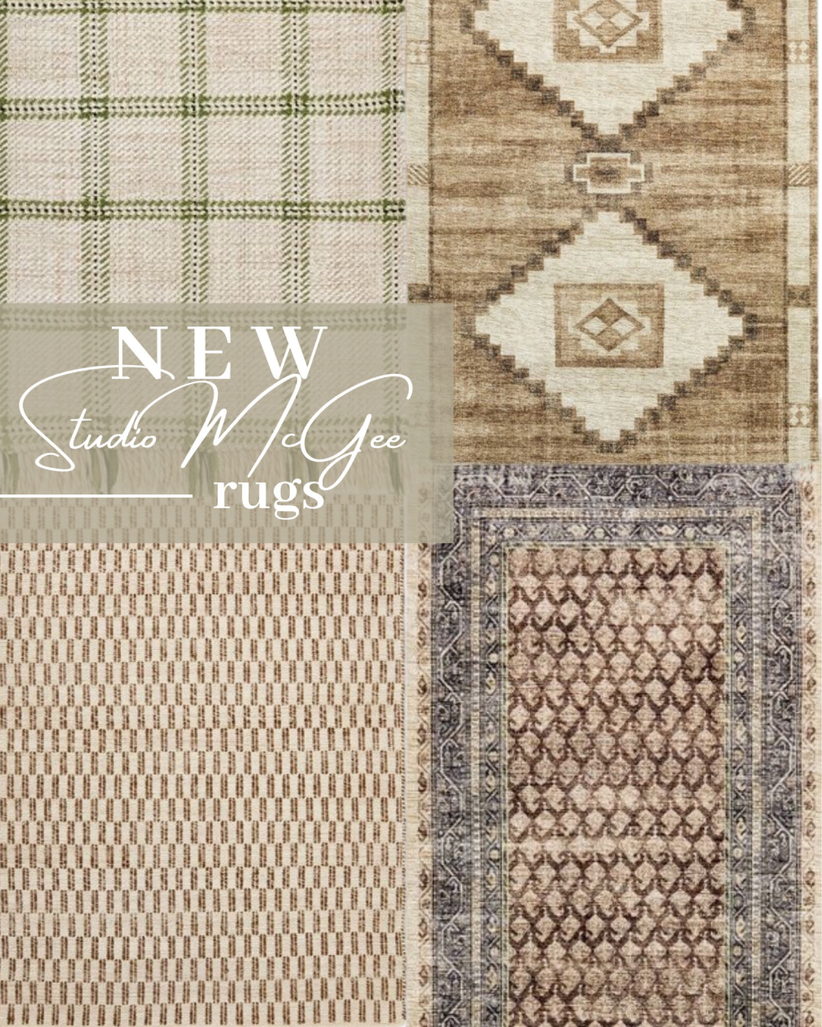 NEW Studio McGee Target Rugs | area rug | accent rug | cottage | organic | modern