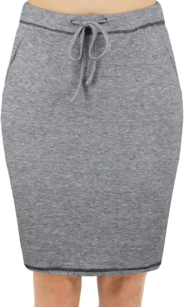 BENANCY Women's High Waist Stretch Pencil Skirt with Pockets | Amazon (US)