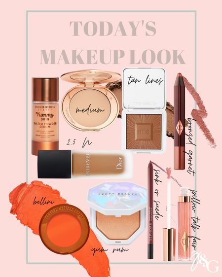 Todays makeup look: Dior foundation, charlotte tilbury powder, rms bronzer, cream blush, fenty highlight // beauty recommendations 

#LTKFindsUnder50 #LTKBeauty #LTKSeasonal